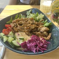 Vegan Kebap Bowl with "Planted“  at Cotidiano in Munich