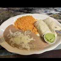 Mushrooms burritos plate!!!  at Casa Leon in Atlantic Beach