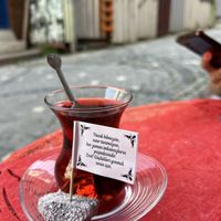   at Bitter Balat Cafe in Istanbul