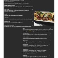 Menu  at Casa Mexico in Ottawa