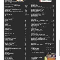 Menu  at Casa Mexico in Ottawa