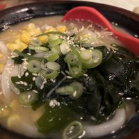 Miso udon noodle soup   at Senbon Sakura Cafe & Japanese Kitchen in Leeds