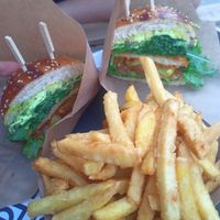 Crispy chicken at VEG'D - Vegan Burgers - P-Berg in Berlin