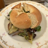 veggie bagel   at OFELE in Milan