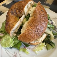 veggie bagel  at OFELE in Milan