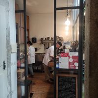 Kitchen at Musubu Cafe in Porto