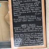 Today s menu. Wow at Musubu Cafe in Porto