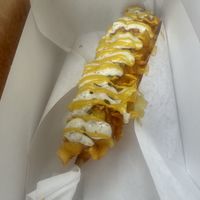 Vegan corndog   at My Korea - Shop & Bistro in Krakow