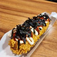 Kimchi Ramen Dog at My Korea - Shop & Bistro in Krakow