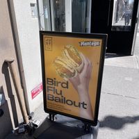 Sign  at Plantega - Hungry & Healthy Marketplace in New York City