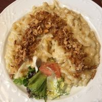 Cheese spätzle  at Cafe Romantic in Heidelberg
