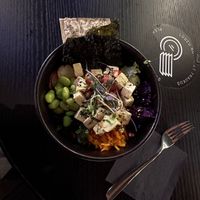 Tofu poke bowl   at Bao Bun Latvia in Riga