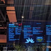 Menu at Bao Bun Latvia in Riga