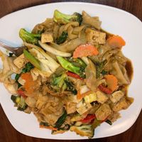 Pad See U with tofu at Chakra  in New York City