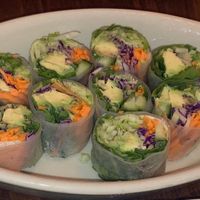 Spring rolls at Chakra  in New York City