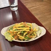 Green mango salad   at Chakra  in New York City