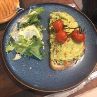 avocado toast   at Deacon's House Cafe in Edinburgh