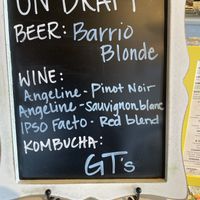 They have a small selection of alcoholic beverages.  at Flower Child in Tucson