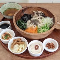 Bibim noodle set at Jeju Mellow - 감미롭다제주 in Seogwipo