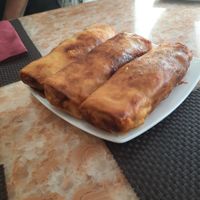 Rollitos vegetales at Palacio Oriental in Gran Canaria