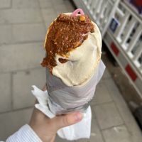 falafel wrap with cauliflower (4,50€)  at Falafelstern in Hamburg