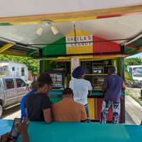  at Rastafari Ital Cafe in St Philip