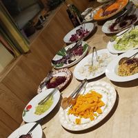 Huge salad buffet at Naturhaus Lehnwieser in Ramsau Am Dachstein