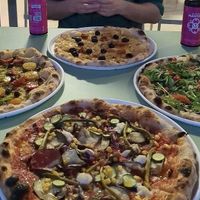 4 delicious pizzas! at Zia Pizza in Peschiera Del Garda