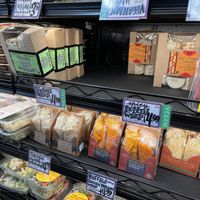 some vegan grab and go deli options   at Trader Joe's in San Diego