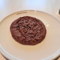 Vegan chocolate cookie at Espresso House in Sandnes
