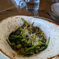 Sesame spinach at 101 Beer Kitchen in Westerville