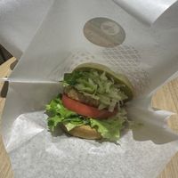 Vegan burger  at Mos Burger - Kitahama in Osaka