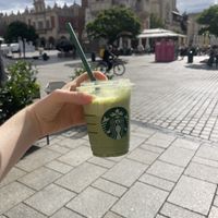   at Starbucks in Krakow