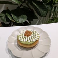 Matcha donut at Plant Light Vegan - 植光圈 in Taichung