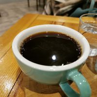 Cafe filtrado del día con mocca máster de origen china. at Pionero Coffee Roasters in Oviedo