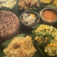 Traditional Indonesian food  at Compound's Warung - In Da Compound Warung in Gianyar