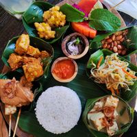 Vegan nasi campur at Compound's Warung - In Da Compound Warung in Gianyar