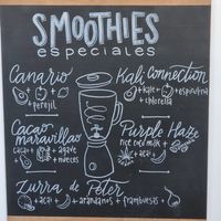 Smoothies at Eat Is Life in Ibiza