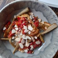 Artichoke and peppers at The White Horse  in Richmond