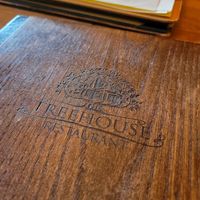 Treehouse menu at The Treehouse Restaurant in Alnwick