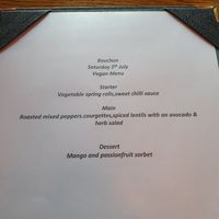 Other dessert was choc mousse and ice cream at Bouchon in Naas