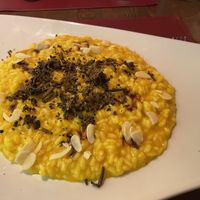 Risotto alla zucca   at Risotteria Porto Mancino Sangiovanni in San Giovanni Lupatoto