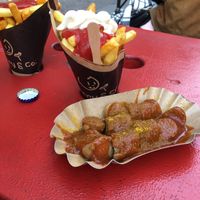 bio vegane currywurst gebrüht at Curry Co in Leipzig