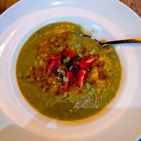 Green Gazpacho (vegan) at Chipps at Chipps in Berlin