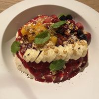 Fruit salad with hidden ice cream  at Cosme Kitchen Adaptation - 渋谷ヒカリエ店  in Tokyo