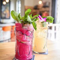 House made soda at Mak Mak Organic  in Oceanside