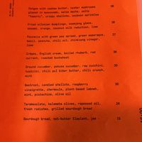 Menu May 2024  at Lychees in Warsaw