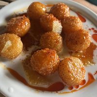 Sweet dumplings   at Lychees in Warsaw