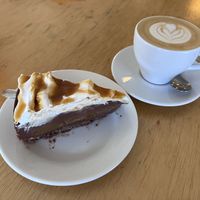 Chocolate with passion fruit cake  at Lychees in Warsaw