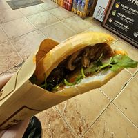 Vegan Bahn Mi at Xoi Banh Mi Kim Huong in Hanoi
